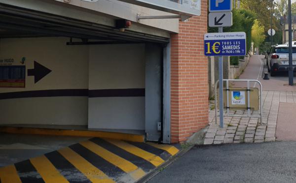 Evreux : un forfait à 1€ pour stationner le samedi dans le parking souterrain Victor-Hugo !