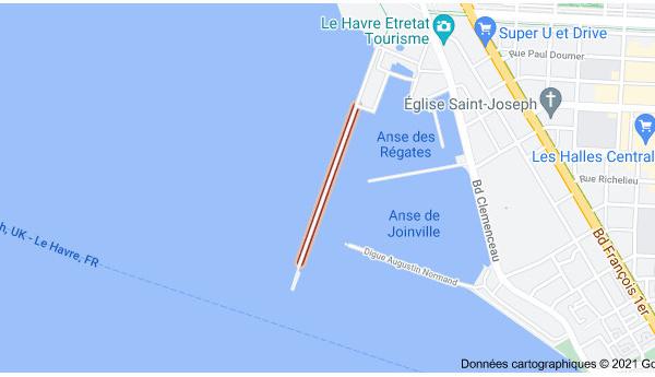 Le Havre : la digue Nord interdite d'accès et au stationnement en prévision de vents violents