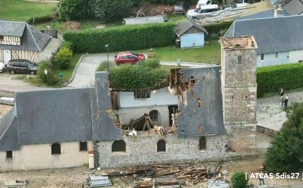 Dans l'Eure, élan de solidarité pour rebâtir l’église de Valailles éventrée lors de la tempête