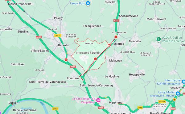 Camion-citerne couché : l’A151 fermée à la circulation entre Eslettes et Pissy-Pôville, en Seine-Maritime
