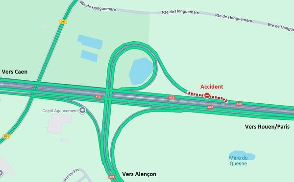 Eure. Un camion perd une partie de son chargement d’engrais à Bourg-Achard, la bretelle A13/A28 fermée