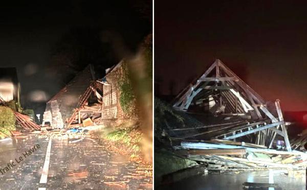 Vents extrêmes, coupures d'électricité et routes fermées : la Seine-Maritime face à l’après-Goretti