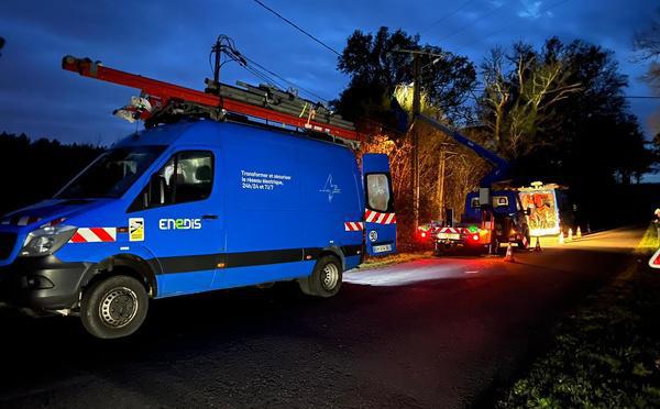 Tempête Goretti dans l’Eure : 22 000 foyers sans électricité et dix routes toujours coupées ce soir