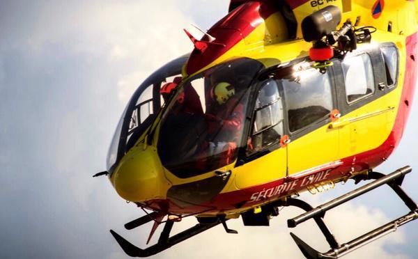 Accident à Thiouville, en Seine-Maritime : un adolescent de 17 ans héliporté en urgence absolue