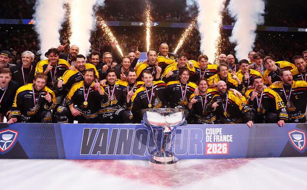 Rouen au 7e ciel : les Dragons écrasent Grenoble et soulèvent leur 7e Coupe de France