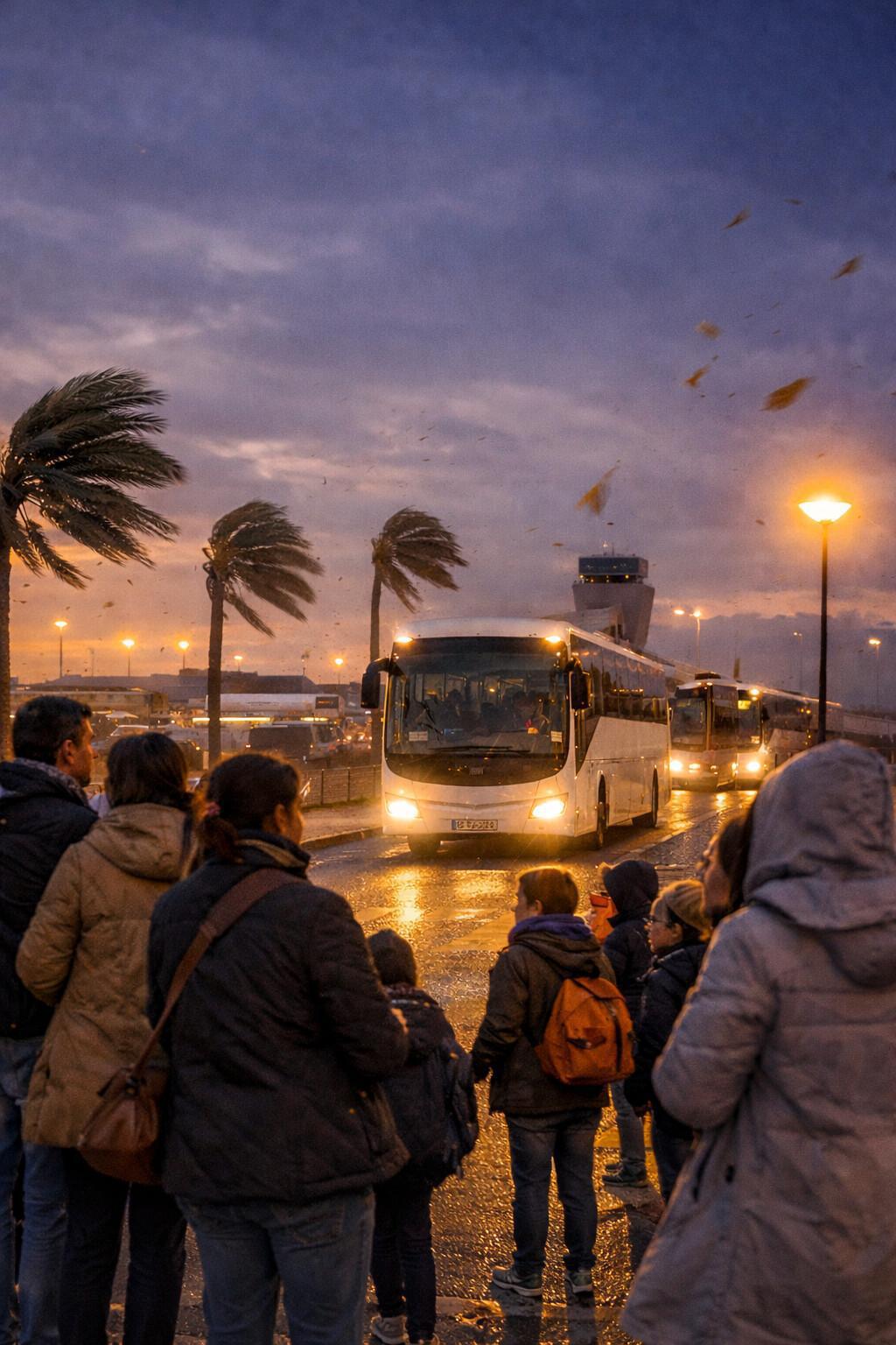 Horaire d’arrivée des bus 