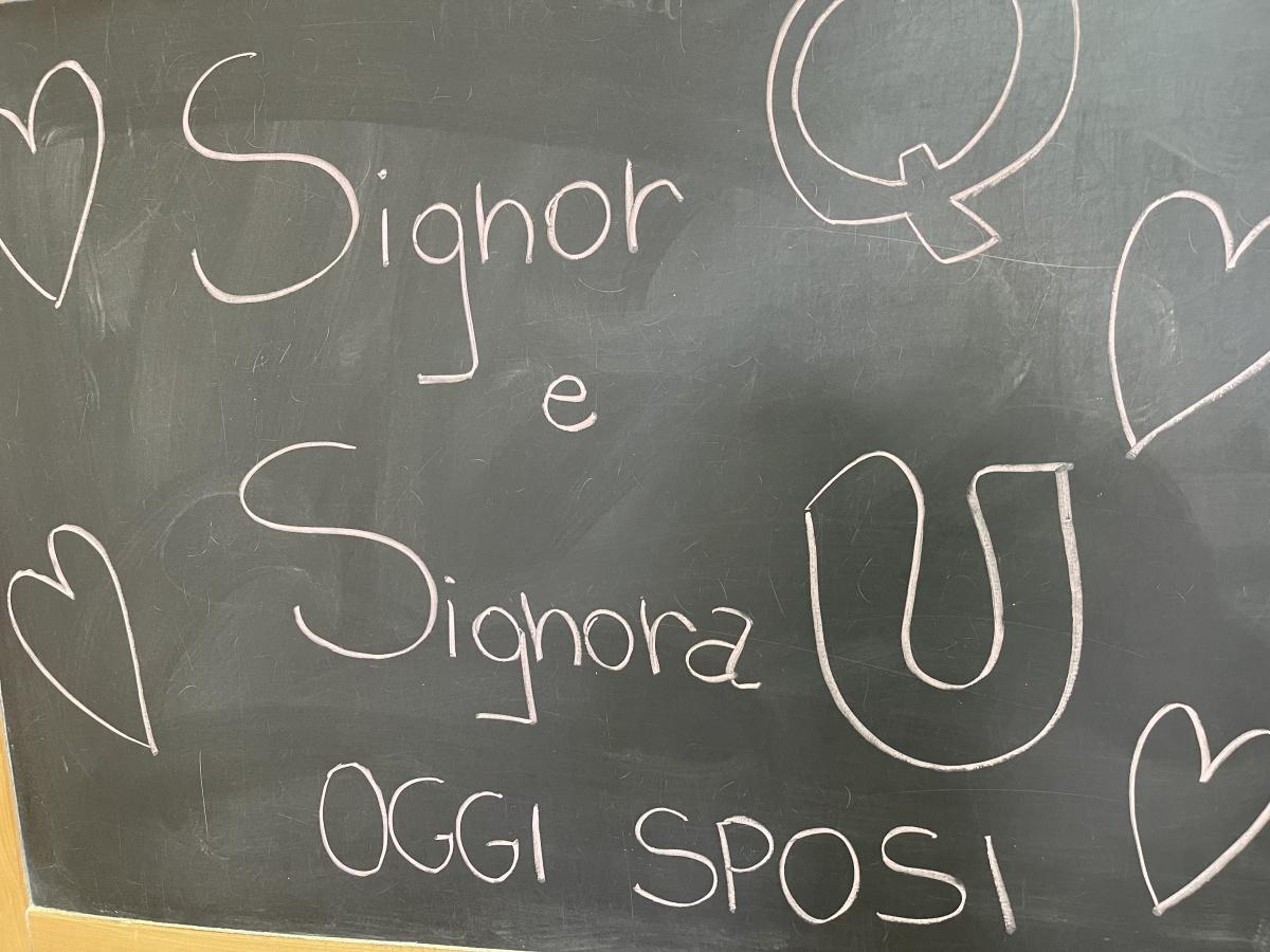 Matrimonio del Sig Q e Sig.ra U