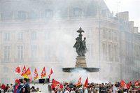 Manifestation à Bordeaux le 22 mai 2008, dernière journée unitaire d'action interprofessionnelle.