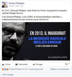 Edouard Philippe et « la mosquée radicale » du Havre, l'intox islamophobe du FN