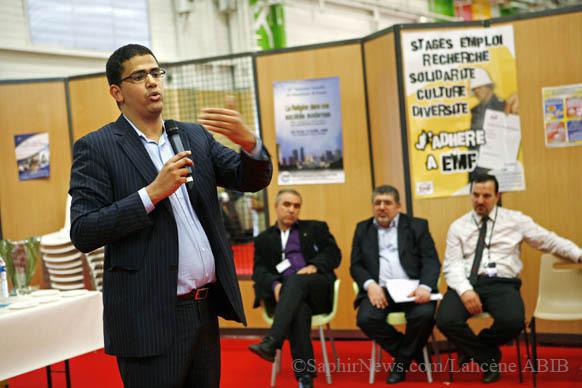 L'actuel président de l'EMF, Khalil Ould El Mounir, en présence de trois de ses prédécesseurs.