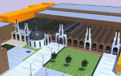 Quartier du Pile : la future mosquée se dessine