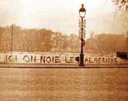 Il y a 48 ans, les massacres du 17 octobre 1961 à Paris : la Seine aussi témoignera…