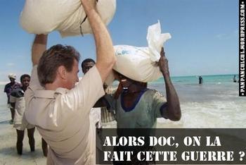 Somalie : l'ingérence humanitaire, selon Kouchner. (Photo : PPCC)