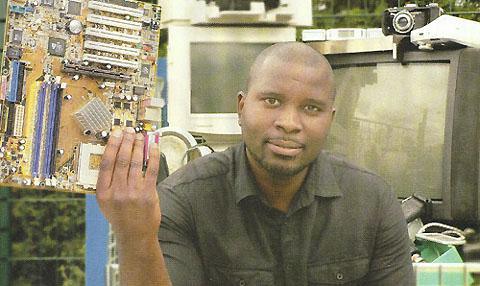 Alliance & Co, fondée par Daouda Sanogo en 2008, est une société de collecte et de traitement des DEEE. (Photo : Oxygène)
