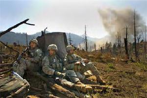 Photo tirée de l'exposition « L'Afghanistan et nous 2001-2009 », qui a lieu jusqu'au 26 février 2010, au musée de l'Armée (hôtel des invalides), à Paris.