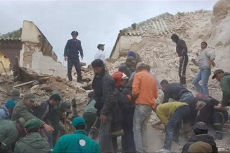 L'effondrement du minaret de la mosquée de Meknès, qui a causé la mort de 41 personnes vendredi 19 février, met les autorités dans l'embarras. (Reuters)