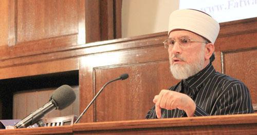 Muhammad Tahir-ul-Qadri, fondateur du Minhaj-ul-Quran, basé à Londres.