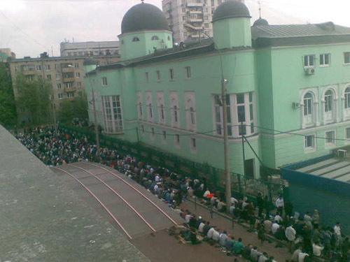 Mosquée, à Moscou.