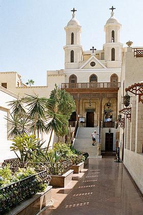Eglise copte, dans le Vieux Caire, en Egypte.