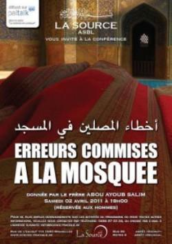 Publicité pour une conférence de Salim Abou Ayoub à Bruxelles le 2 avril prochain