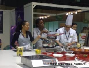 Zakia en guest-star au Salon du halal