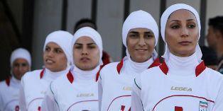 La tenue de l'équipe iranienne de football, ici à Amman le 3 juin, ne plaît pas à la FIFA.