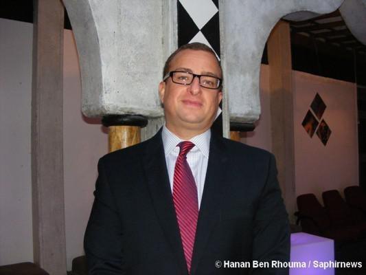 Sharif el-Gamal, directeur du projet Park 51 à New York, de passage à Paris pour promouvoir son centre communautaire musulman.