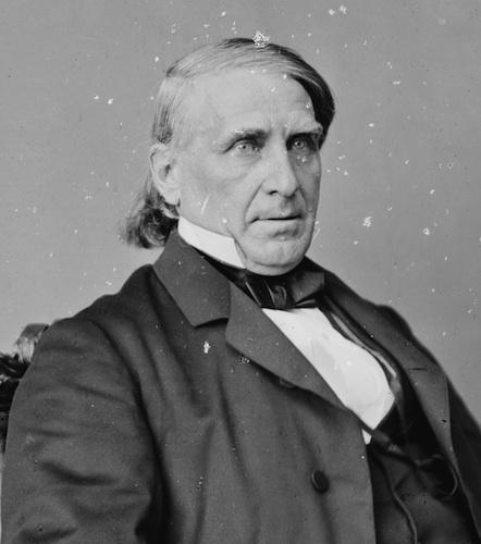 Elhu Benjamin Washburne, ancien membre du Congrès américain de 1853 à 1869, seul ambassadeur resté à Paris lors de la guerre franco-prussienne de 1870-1871.