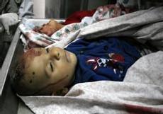 Victimes de l'obus israélien sur une plage de Gaza (9 juin 2006)