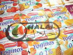 Une gamme de produits diversifiée (ici des yaourts)