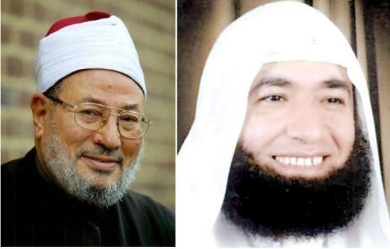 Yusuf Al-Qaradawi (à g.) et Mahmoud El-Masri, interdits de territoire français.