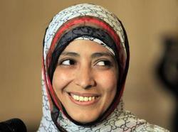 Parmi les invités de la 29e RAMF, Tawakkul Karman, activiste yéménite pour les droits des femmes, Prix Nobel de la paix 2011.