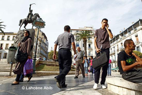 Place Emir Abdelkader, à Alger.