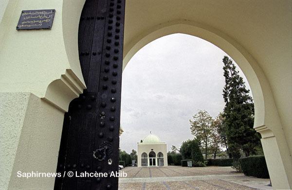 La mosquée Takwa, dans le cimetière franco-musulman de Bobigny (93), en Seine-Saint-Denis. Construit en 1934, ce lieu est aujourd'hui classé Monument historique.