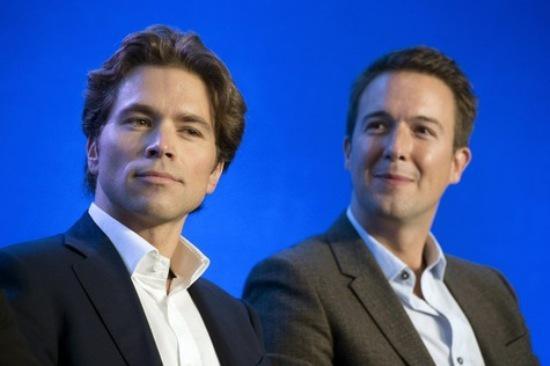 Guillaume Peltier (à dr.) et Geoffroy Didier, fondateurs de la Droite forte.
