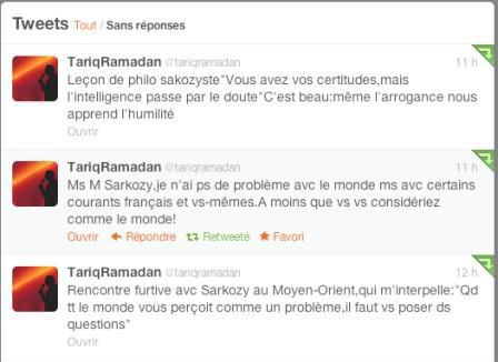 Rencontre furtive entre Tariq Ramadan et Nicolas Sarkozy