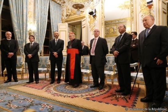 Les vœux de François Hollande aux religions, mardi 8 janvier 2013.