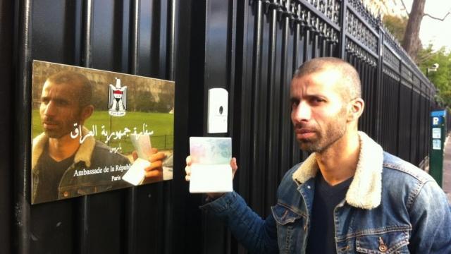 Nadir Dendoune avant son départ vers l'Irak.