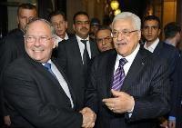 Mahmoud Abbas et Richard Prasquier en 2010.