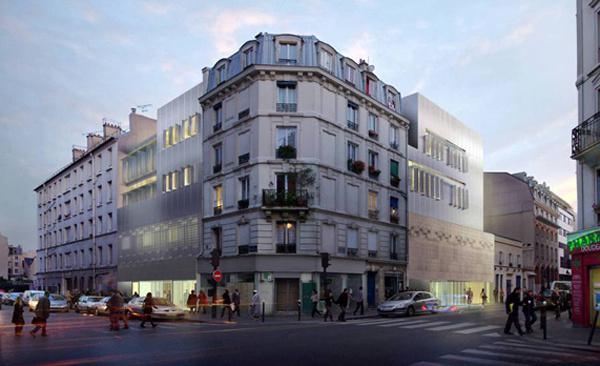 Le projet de l'Institut des cultures d'islam (ICI), rue Stephenson.