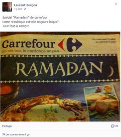 Un élu UMP agacé par les pubs sur le Ramadan