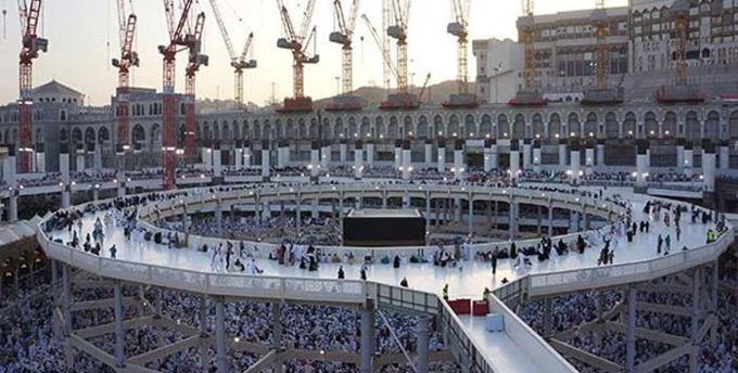 La Kaaba à La Mecque.