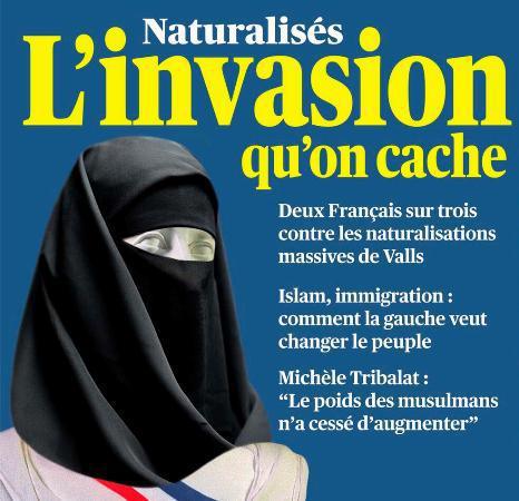 La Une de Valeurs actuelles en septembre 2013.