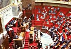 Le bleu déferle sur l'Assemblée nationale