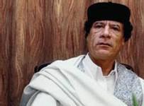 Le dirigeant libyen Moammar Kadhafi