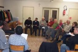 Lors de la SERIC 2002 : une rencontre à Montreuil