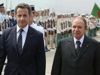 Nicolas Sarkozy et Abdelaziz Bouteflika à Alger le 10 juillet dernier
