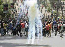 Affrontements mardi 1er janvier entre les partisans d'Odinga et la police