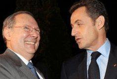 Le président du Crif M. Prasquier et Nicolas Sarkozy