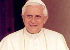 Le pape Benoît XVI